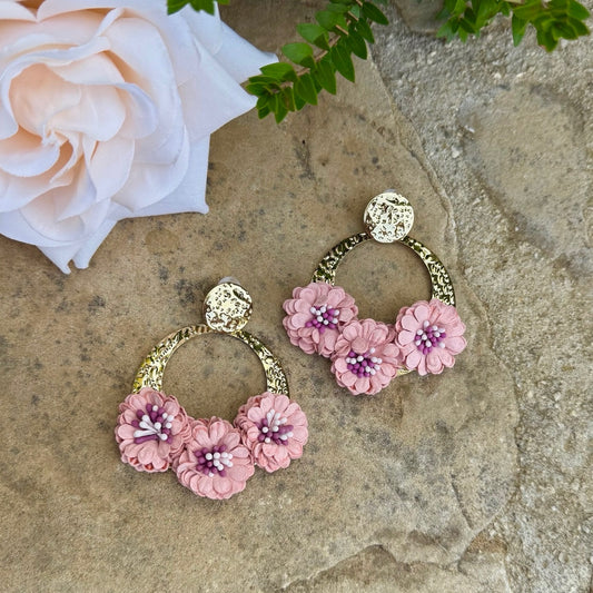 Ohrringe 'Flor Flamenca'