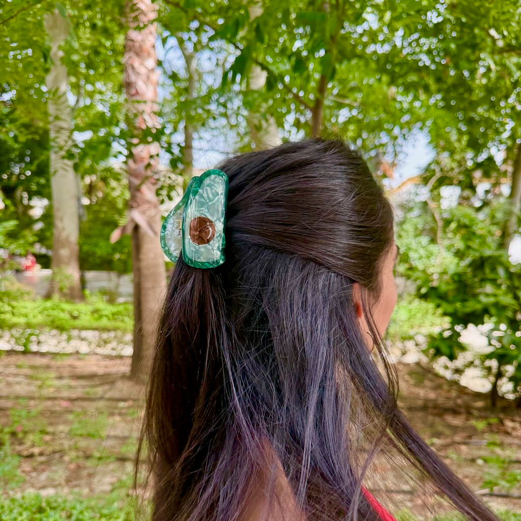 Haarspange 'Avocado'
