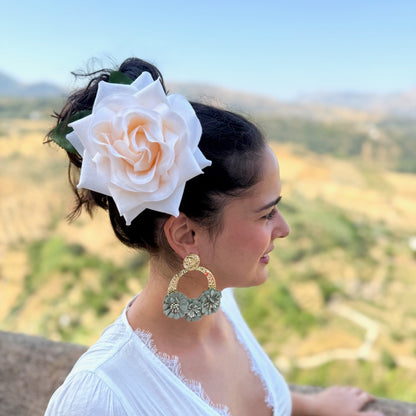 Ohrringe 'Flor Flamenca'