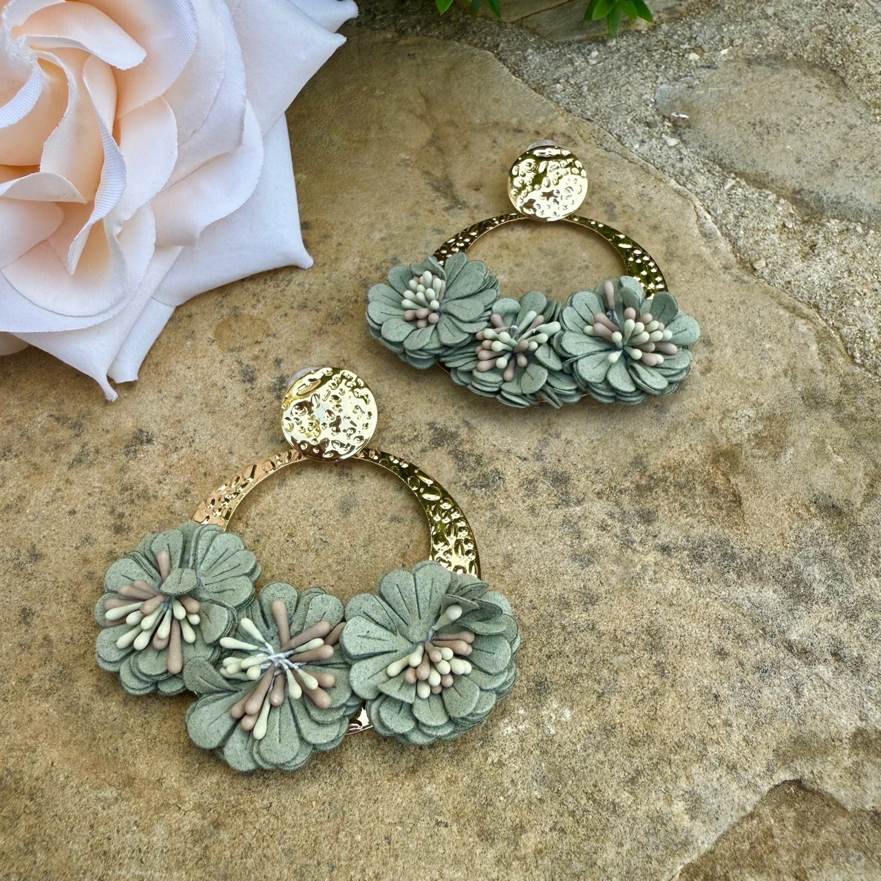 Ohrringe 'Flor Flamenca'