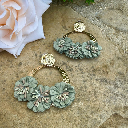 Ohrringe 'Flor Flamenca'