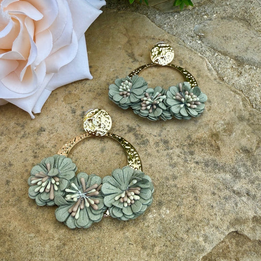 Ohrringe 'Flor Flamenca'