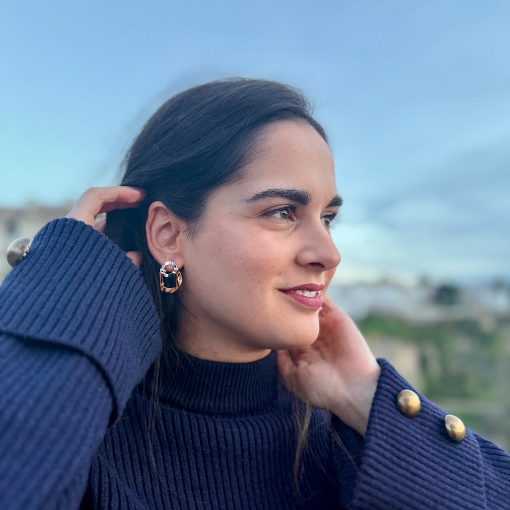 Ohrring 'Fusion libre'